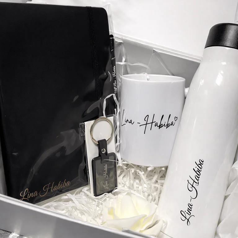 Box Élégance - Grand Coffret Cadeau Personnalisé – coffret signature personnalisé au Maroc | Giftshouse