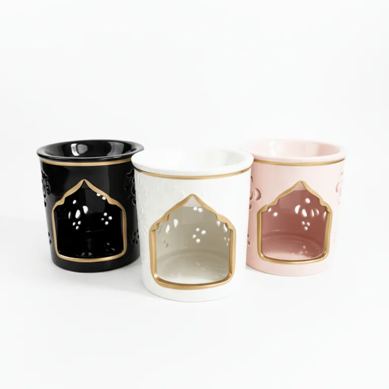 Brûleur à huile parfumée en céramique – Collection Orientale – ambiance & déco personnalisé au Maroc | Giftshouse