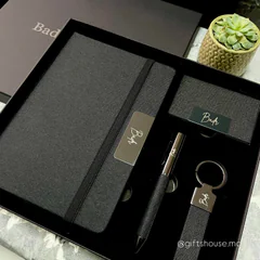 Coffret noir jeans élégant personnalisé vue 1