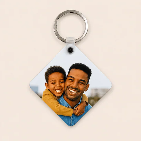 Porte-clés personnalisé carré – accessoires personnalisé au Maroc | Giftshouse