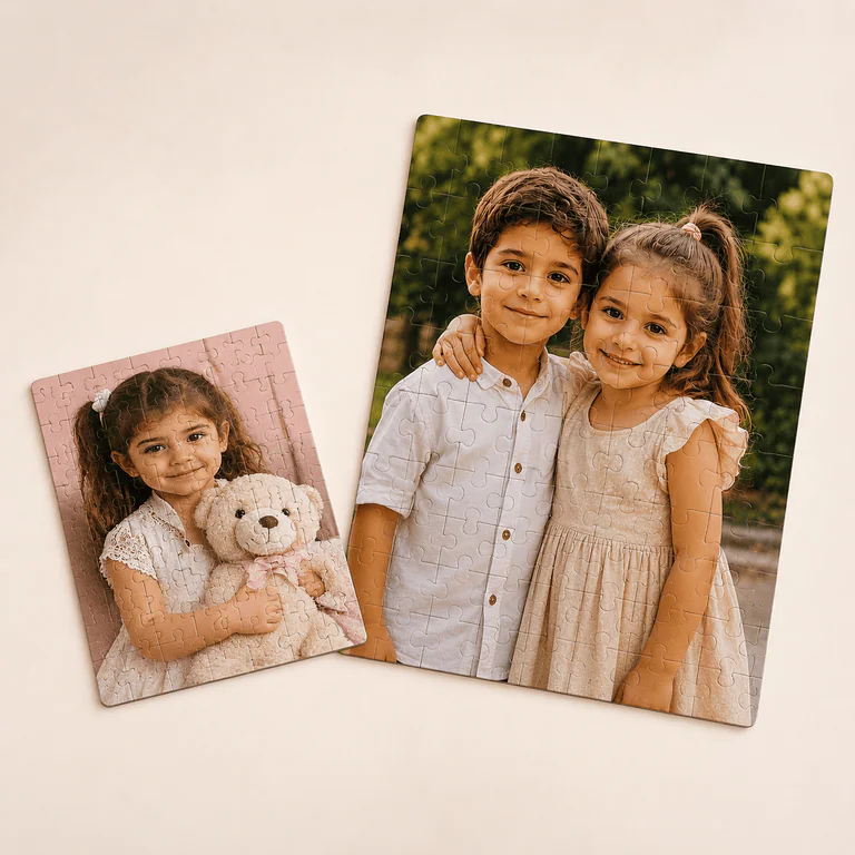 Puzzle Personnalisé avec Photo – Cadeau Personnalisé Enfant & Famille – cadeaux photo personnalisé au Maroc | Giftshouse