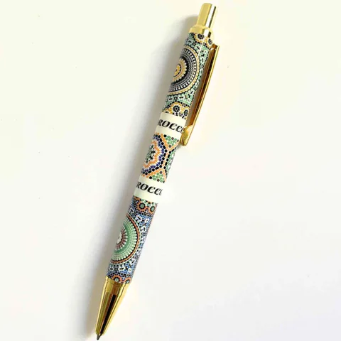 Stylo Zellij Marocain – cadeau personnalisé personnalisé au Maroc | Giftshouse